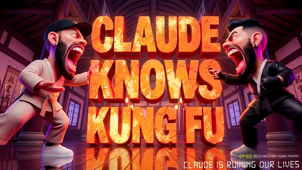 Episode 65 thumbnail: DO IT TWICE? THAT'S YOUR NEXT CLAUDE SKILL