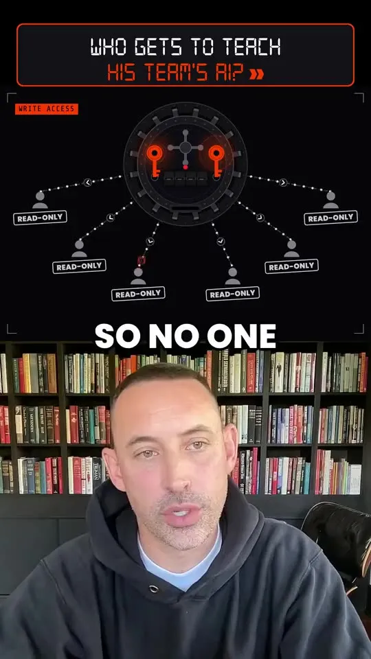 Short: Who Gets to Teach His Team's AI?