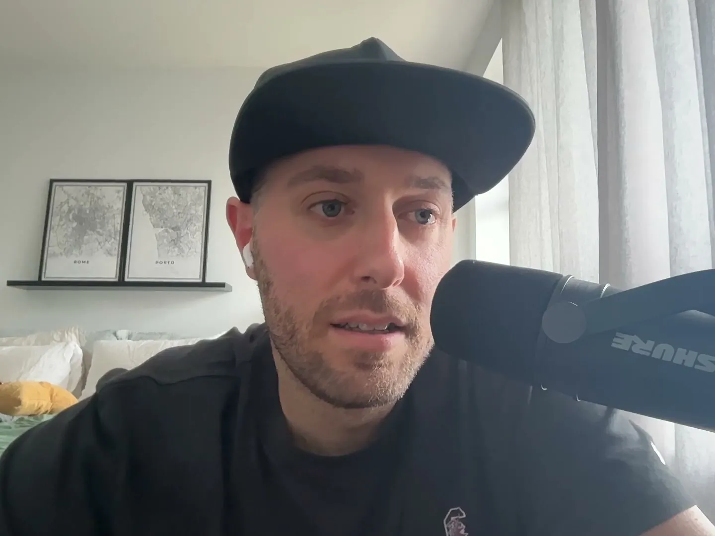 Rory Flynn, on camera during Episode 84