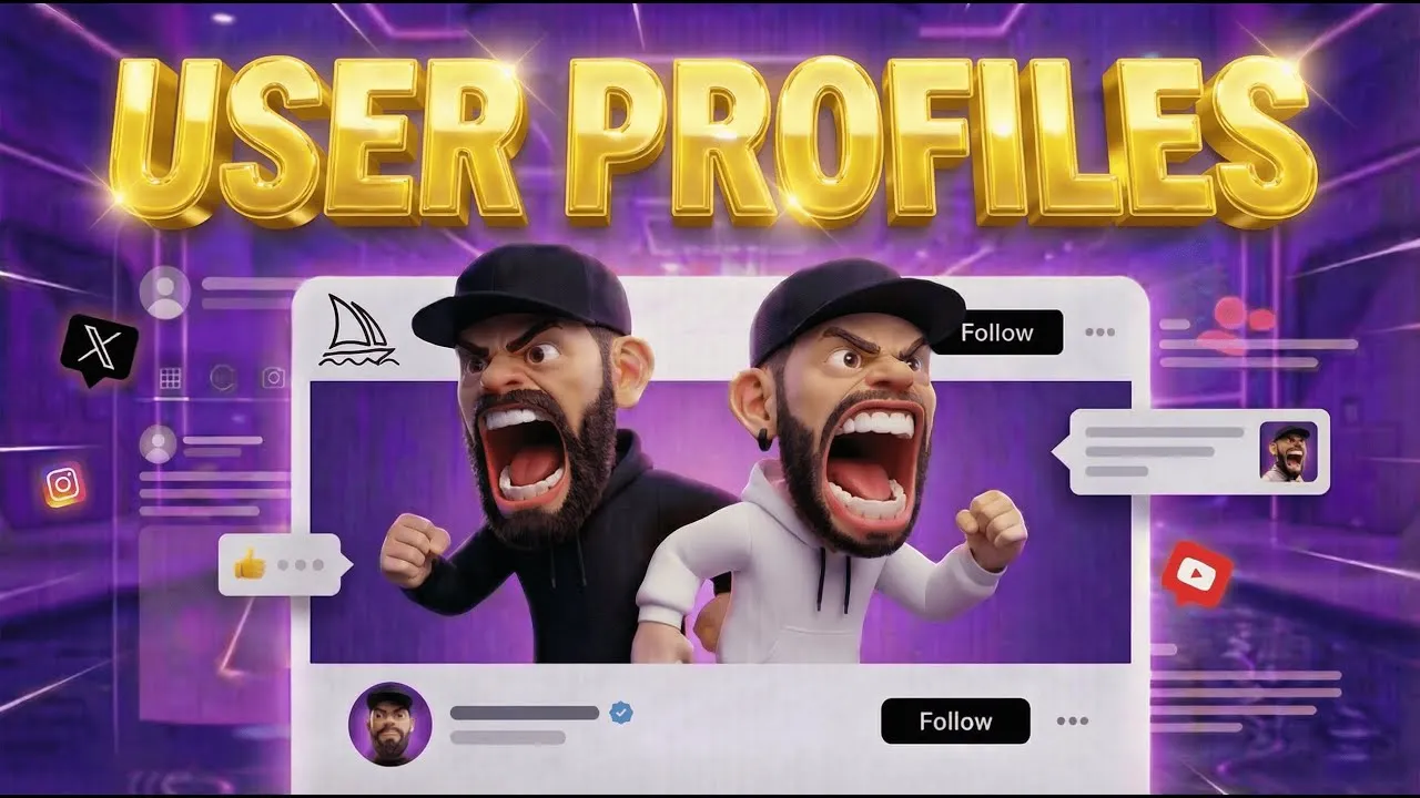 Overtime thumbnail: NO FOLLOWER COUNTS, ON PURPOSE